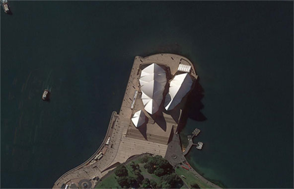 高清衛星地圖示例