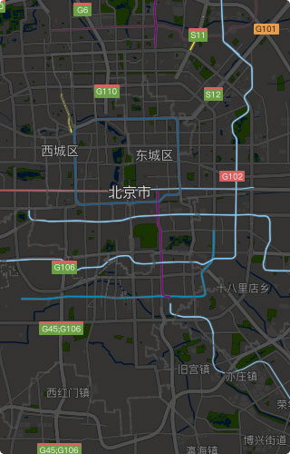 深色個性化地圖