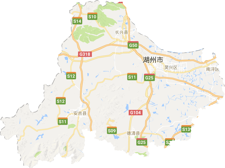 湖州市電子地圖