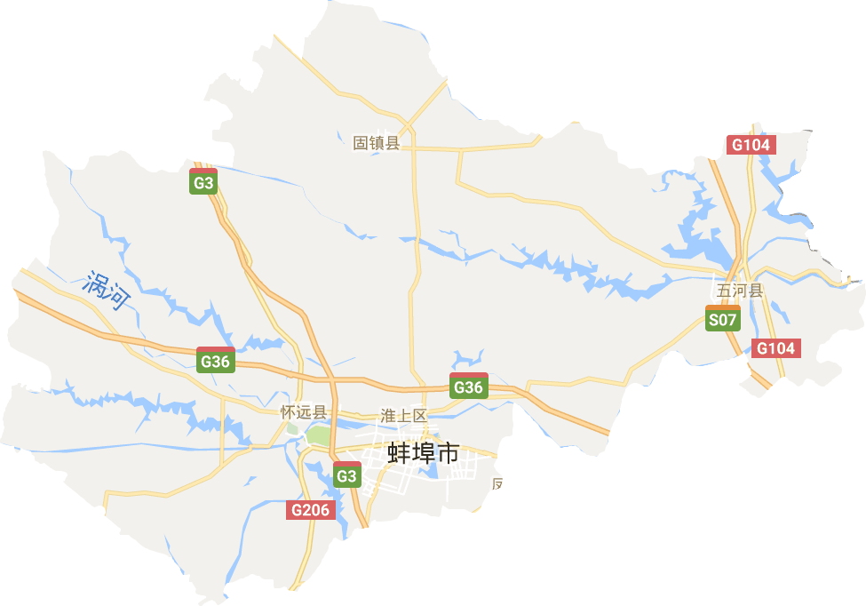 蚌埠市電子地圖