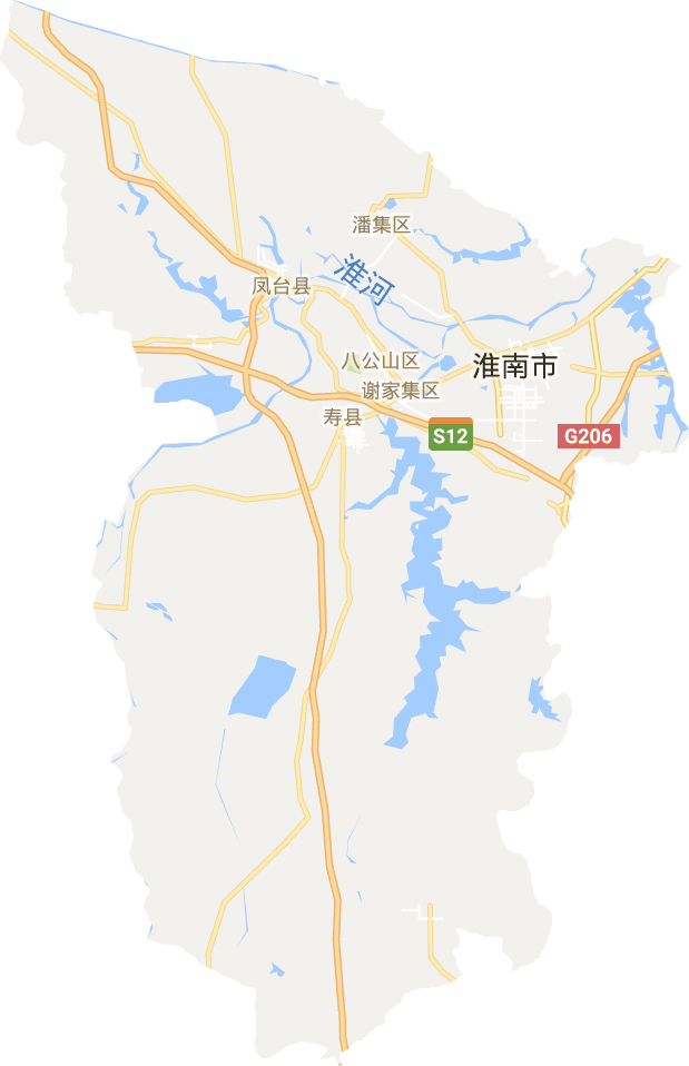 淮南市電子地圖