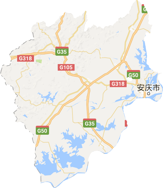 安慶市電子地圖