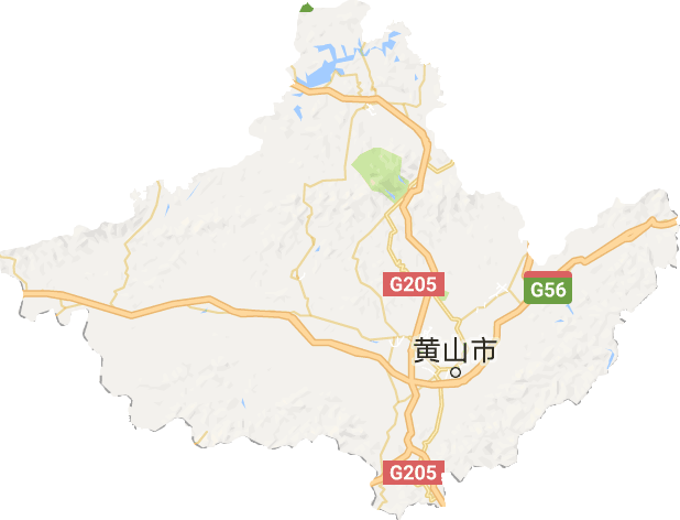 黃山市電子地圖
