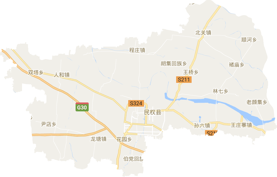民權縣電子地圖