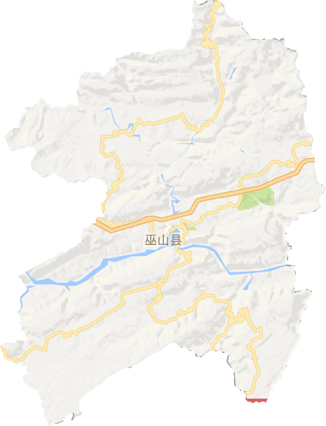 巫山縣電子地圖