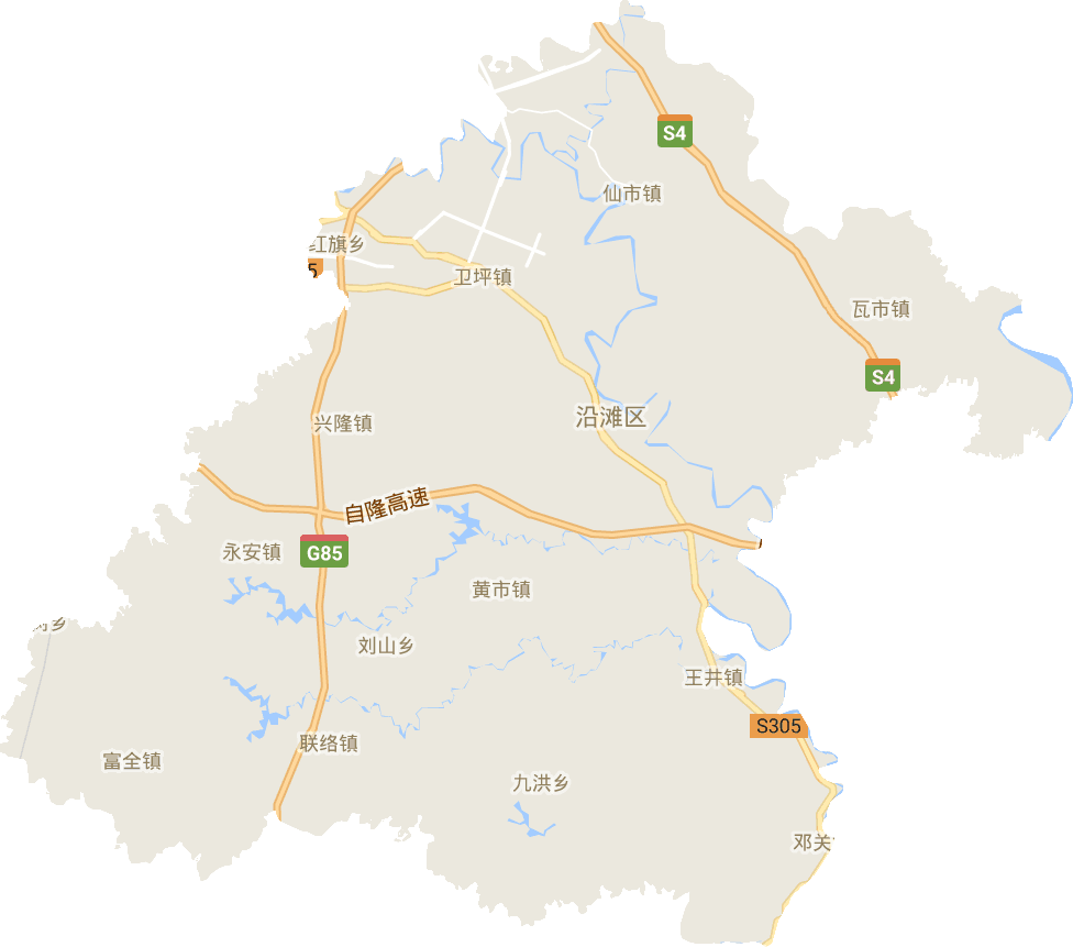 沿灘區電子地圖