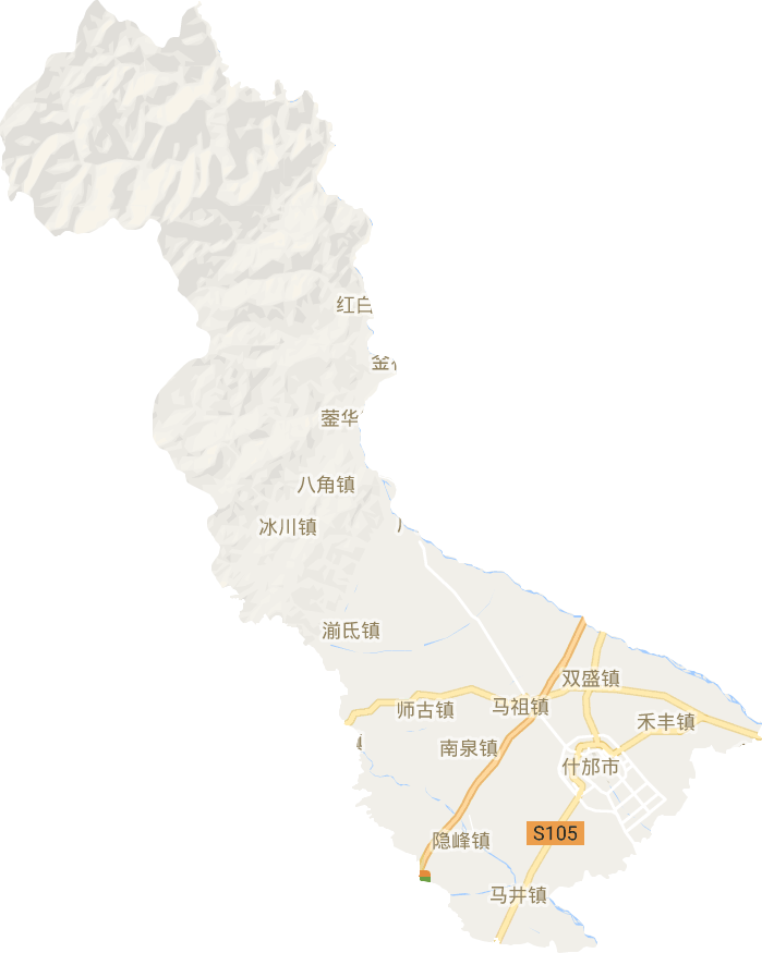 什邡市電子地圖