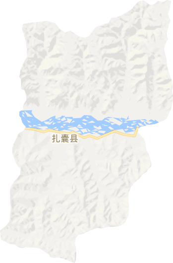 扎囊縣電子地圖