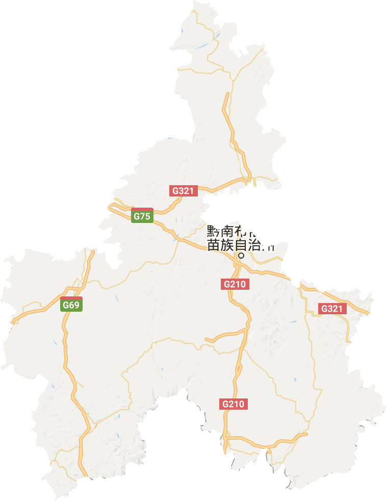 黔南布依族苗族自治州電子地圖