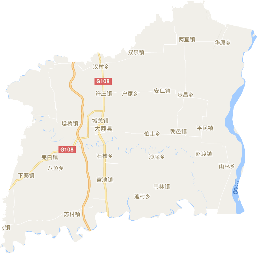 大荔縣電子地圖