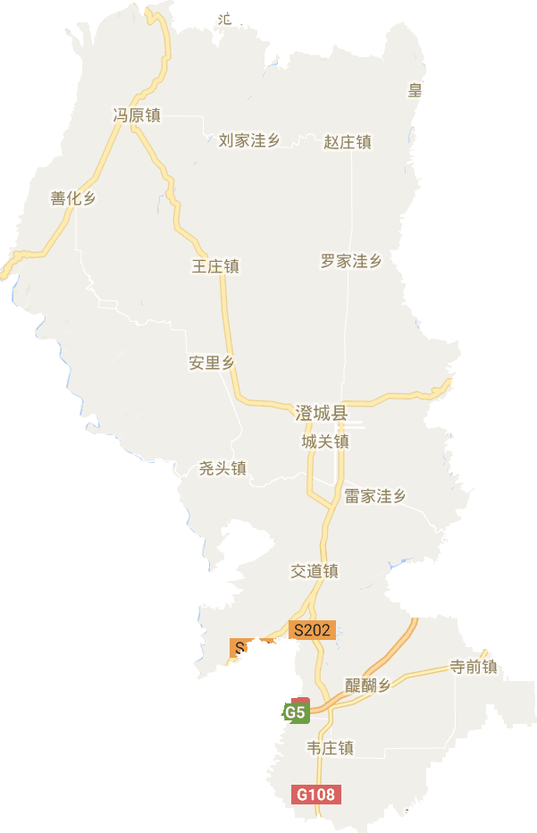 澄城縣電子地圖