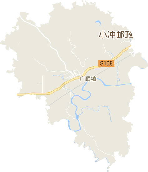 廣順街道電子地圖