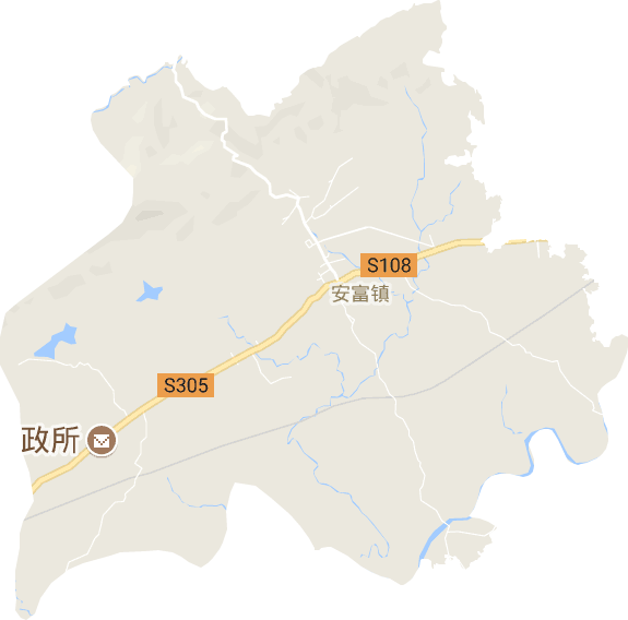 安富街道電子地圖