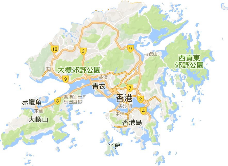 香港特別行政區(qū)電子地圖