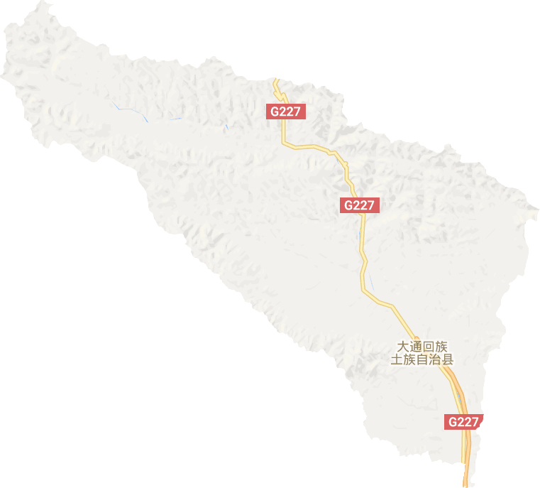大通回族土族自治縣電子地圖