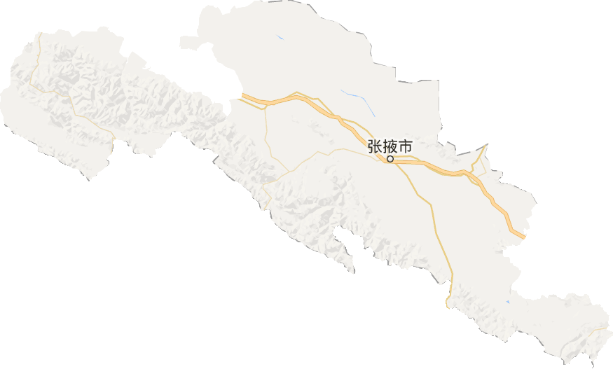 張掖市電子地圖