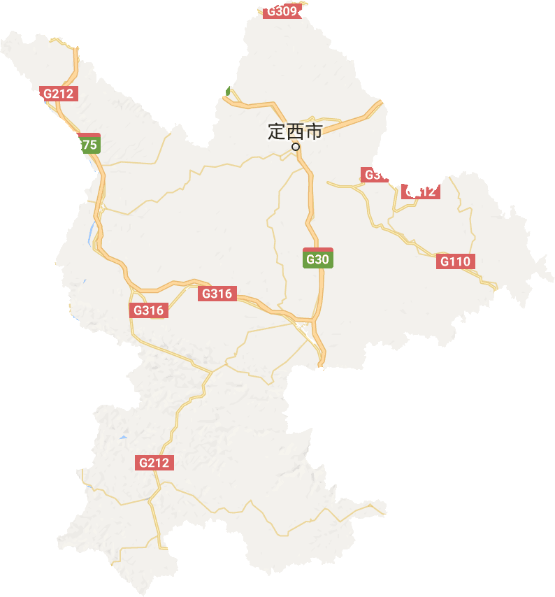 定西市電子地圖