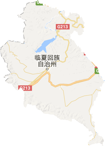 臨夏回族自治州電子地圖