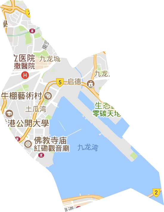 九龍城區(qū)電子地圖