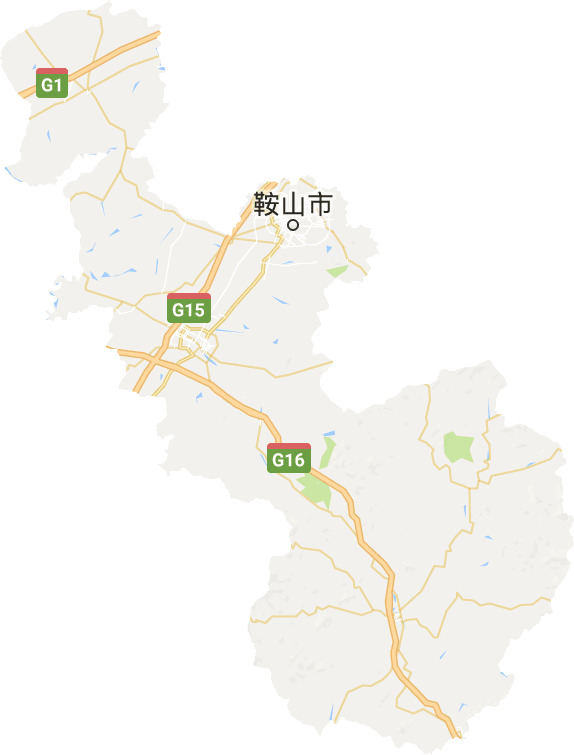 鞍山市電子地圖