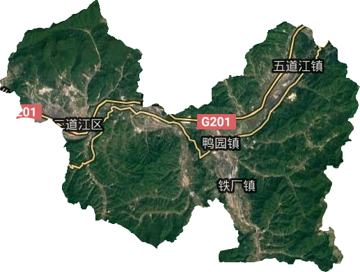 二道江區衛星圖