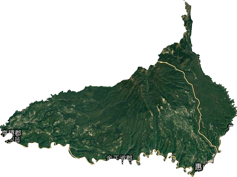 長白朝鮮族自治縣衛星圖