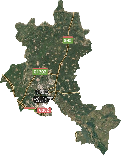 寧江區衛星圖