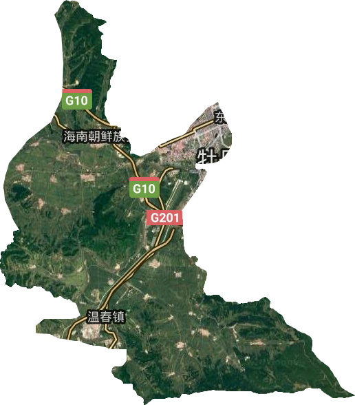 西安區(qū)衛(wèi)星圖