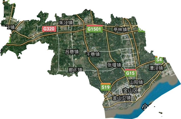 金山區(qū)衛(wèi)星圖