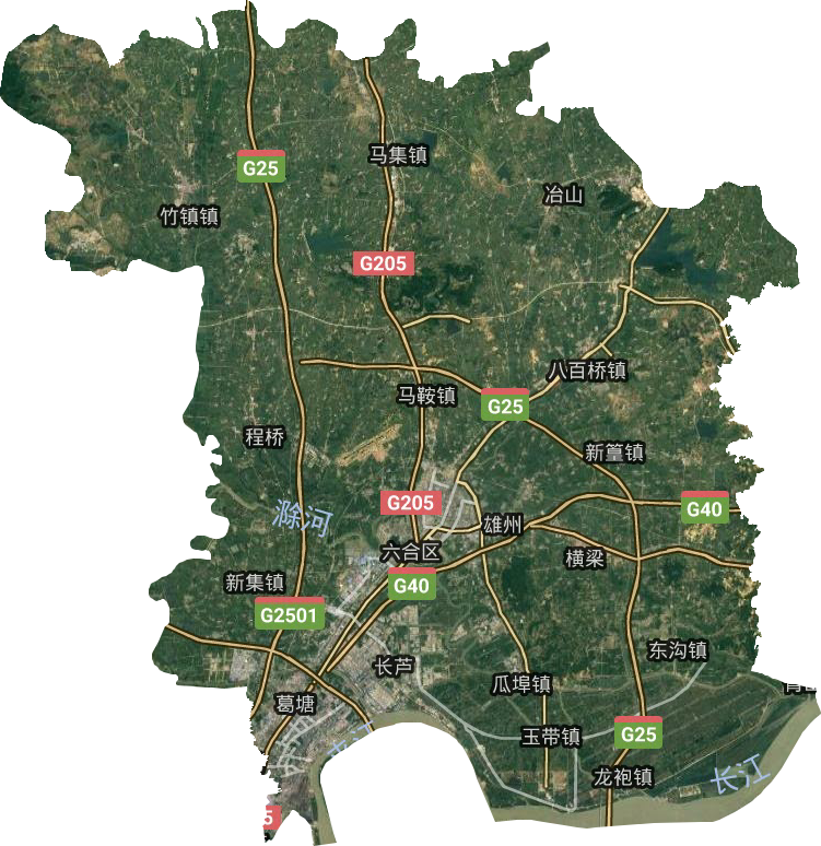 六合區(qū)衛(wèi)星圖