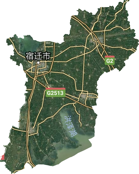 宿遷市衛(wèi)星圖