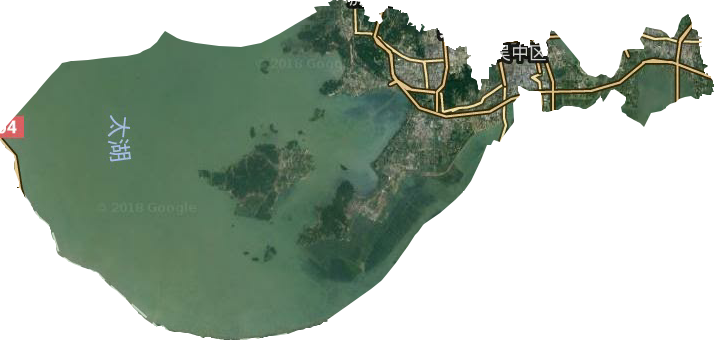 吳中區衛星圖