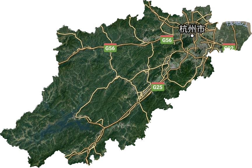 杭州市衛星圖