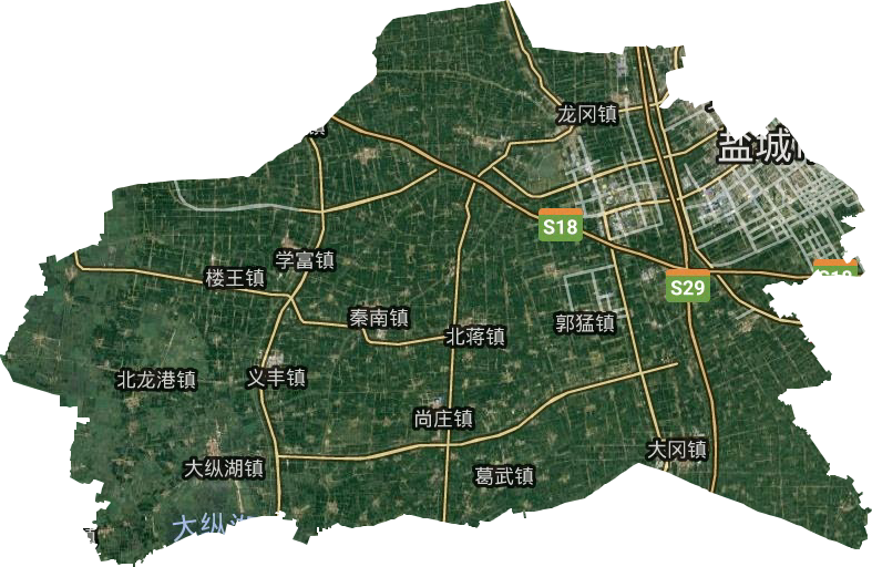 鹽都區衛星圖