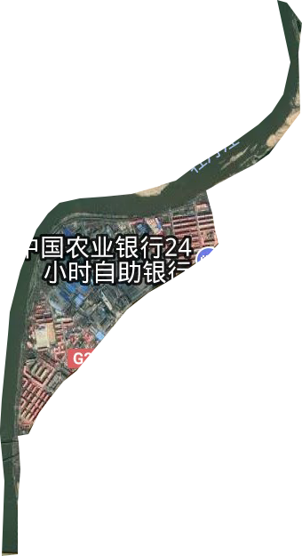 樺林橡膠廠街道衛星圖