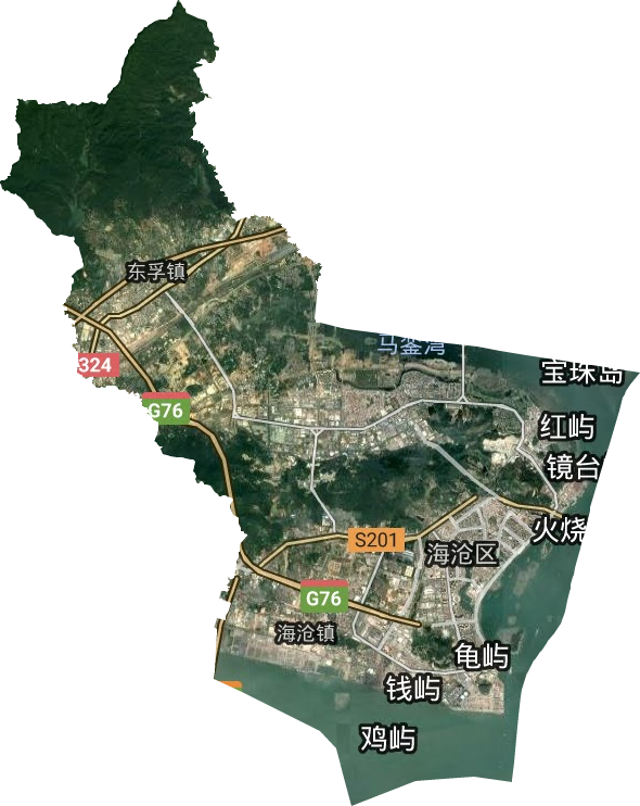 海滄區衛星圖