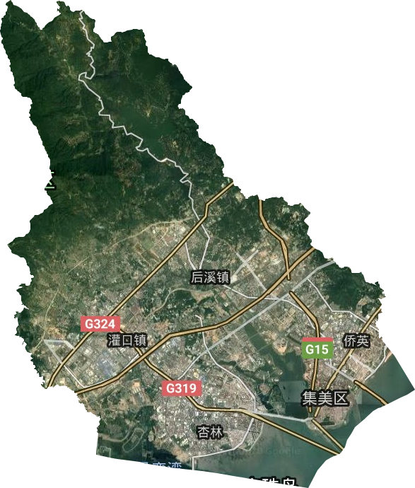 集美區(qū)衛(wèi)星圖