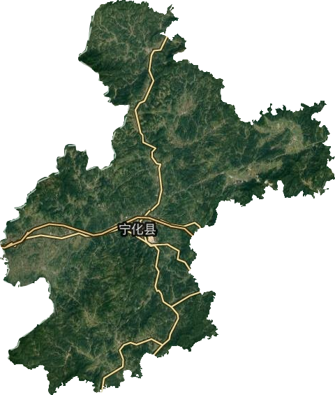 寧化縣衛(wèi)星圖