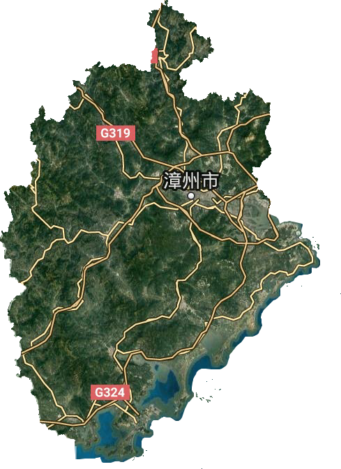 漳州市衛(wèi)星圖
