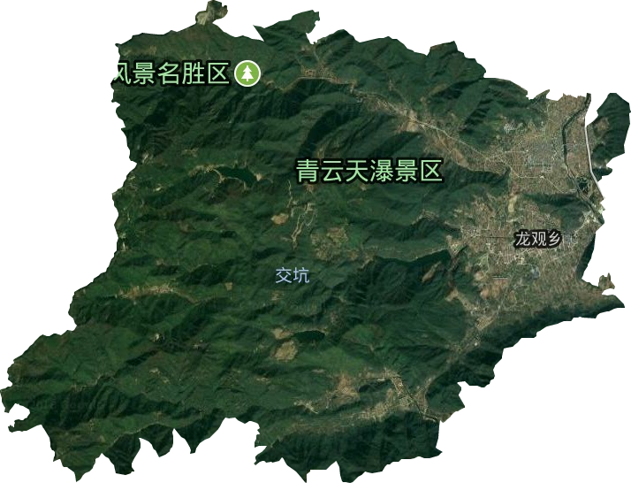 龍觀鄉衛星圖