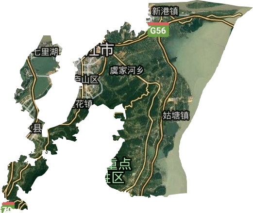 濂溪區衛星圖