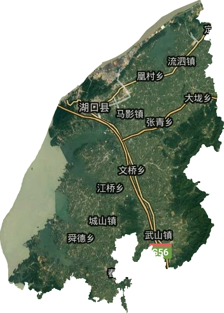 湖口縣衛星圖