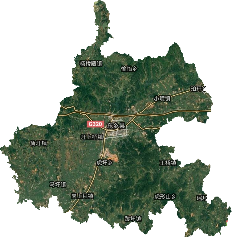 東鄉區衛星圖