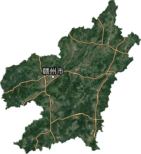 贛州市衛(wèi)星圖