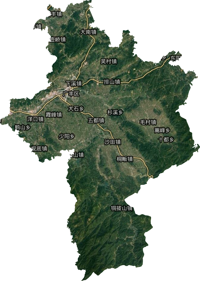 廣豐區衛星圖