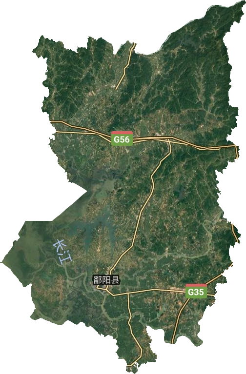 鄱陽縣衛星圖
