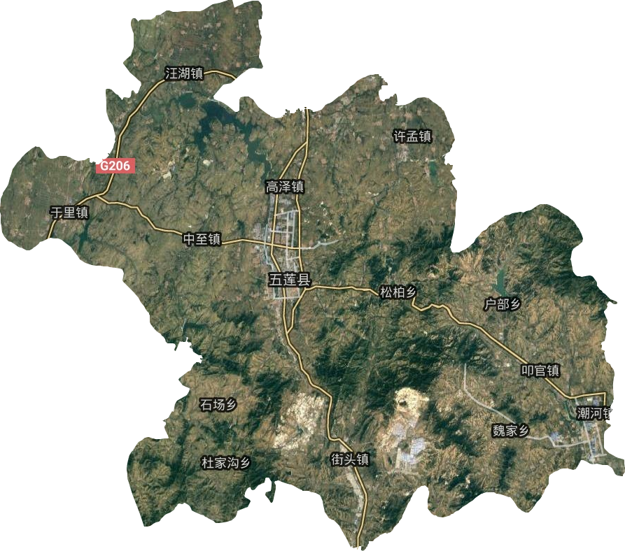 五蓮縣衛星圖