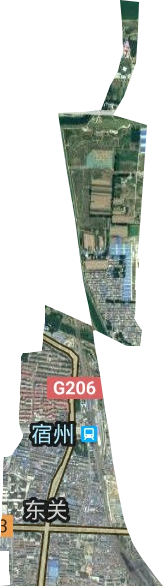 東關(guān)街道衛(wèi)星圖