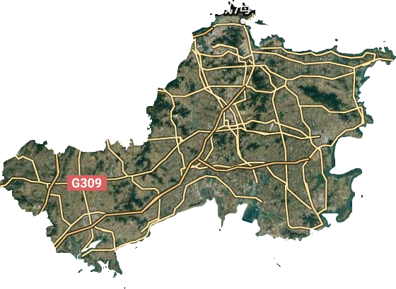 威海市衛星圖