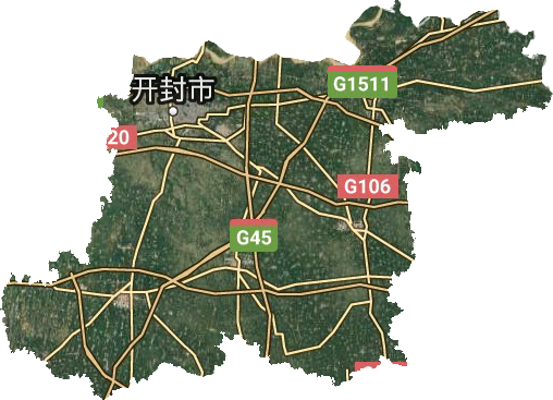 開封市衛星圖